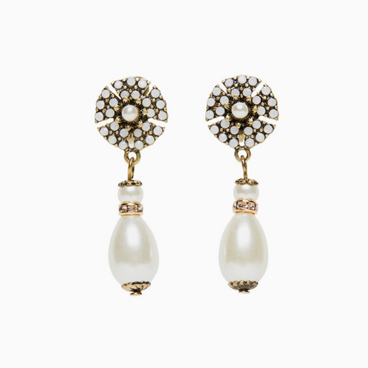 Miriam Haskell Pearl Earrings