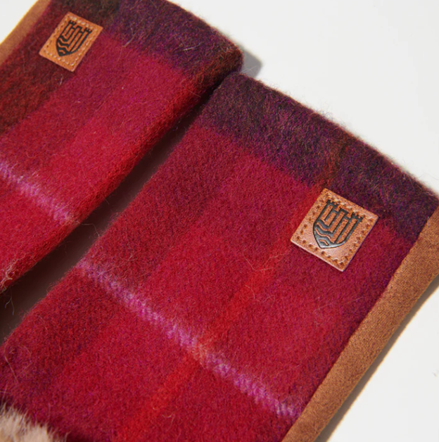 Harris Tweed Lambswool Mittens