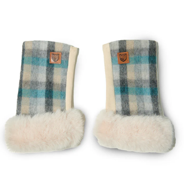 Harris Tweed Lambswool Mittens
