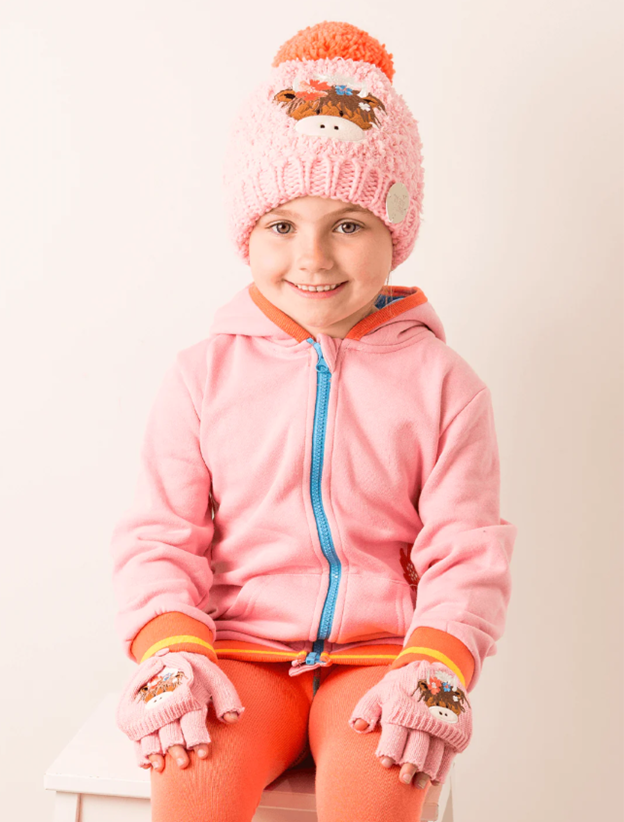 Bonnie Highland Cow Mittens