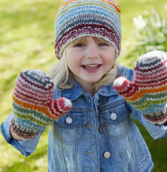 Kids Mittens Hoxton Stripe