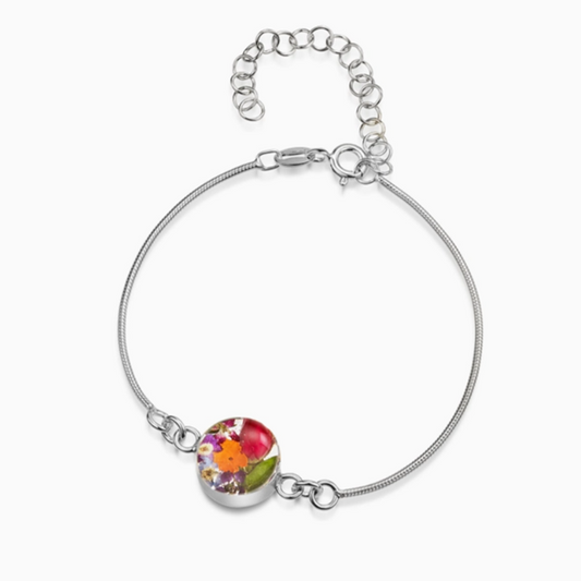 Mixed Flower Bracelet Round