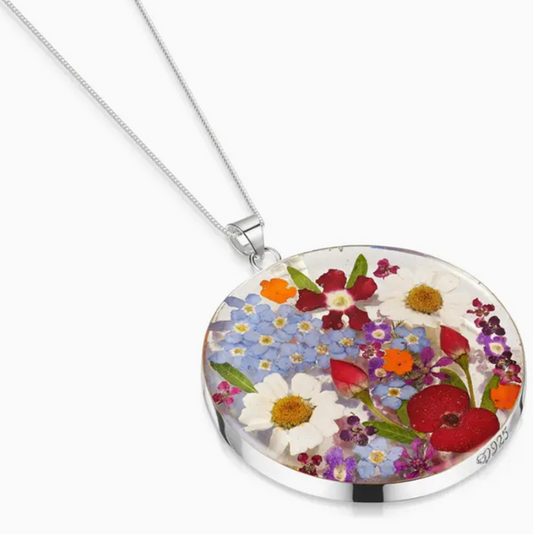 Mixed Flower Necklace Full Moon XL