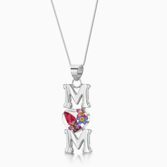 Mixed Flower Necklace Mom