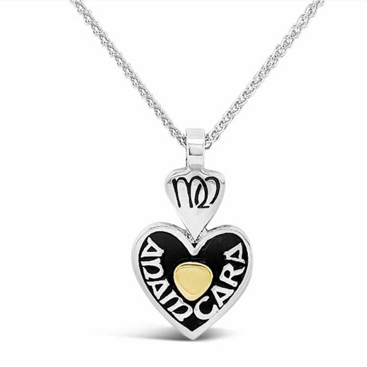 Mo Anam Cara "My Soul Mate" Heart Pendant with Chain