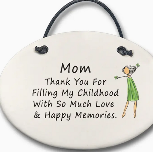 Ceramic Ornament - Mom Memories