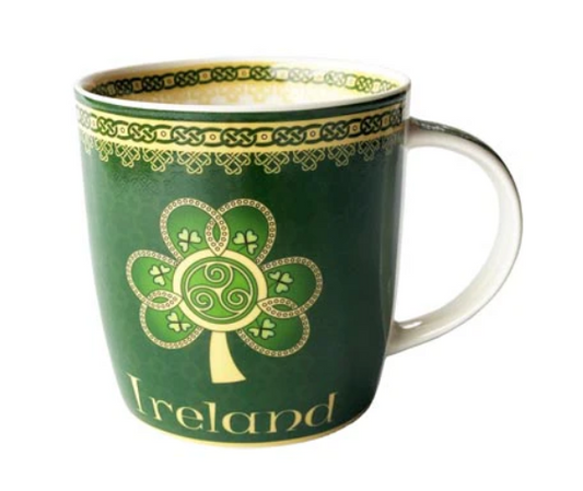 Clara Mug - Shamrock Spiral