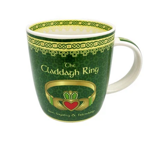 Clara Mug - Shamrock Spiral Claddagh Ring