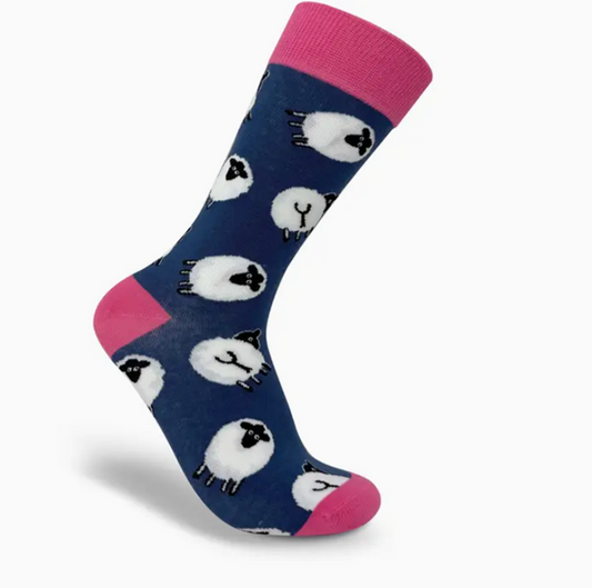 Art Sheep Socks - Ladies