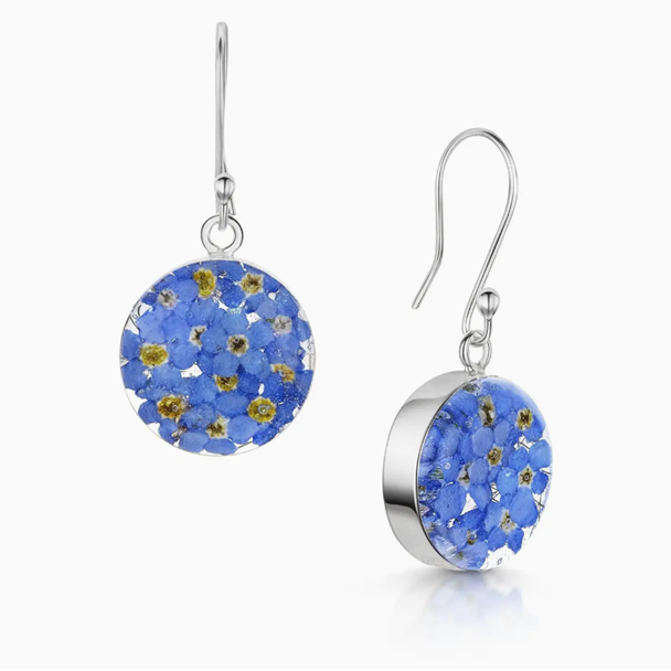 Forget-Me-Not Earrings Full Moon