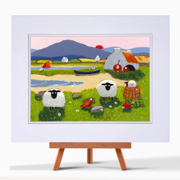 Mounted Print Nice To See Ewe