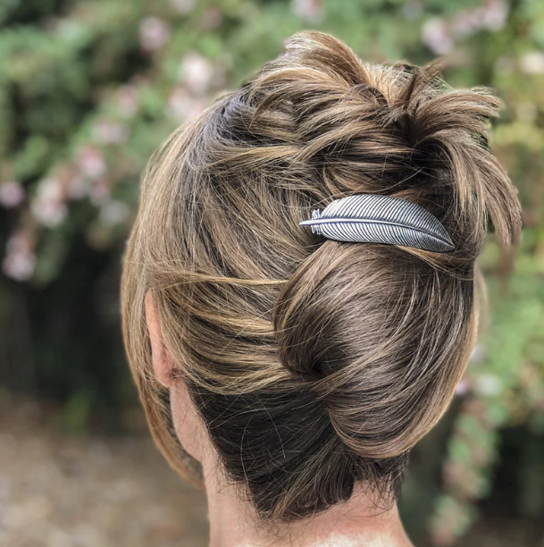 Feather Barrette