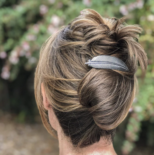 Feather Barrette