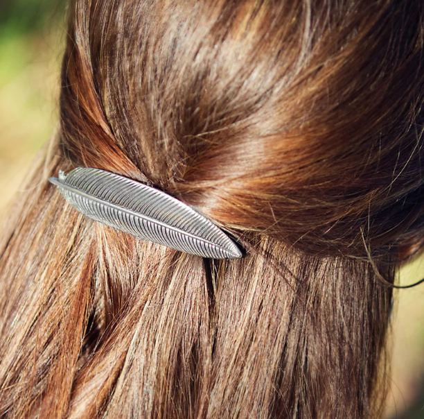 Feather Barrette