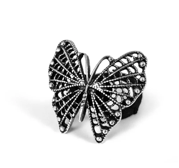 Filigree Butterfly Ponytail Holder