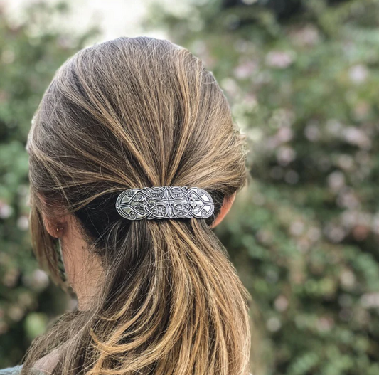 Celtic Peacock Barrette