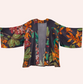 Kimono Jacket - Botany Bliss in Charcoal