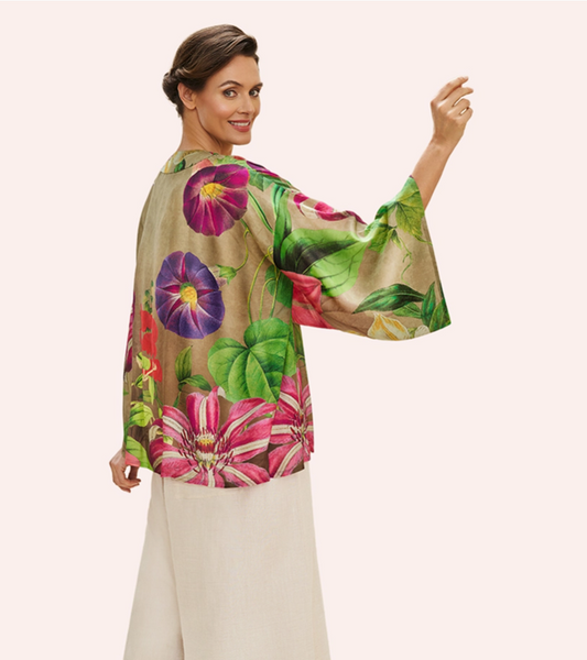 Kimono Jacket - Oversized Botanicals