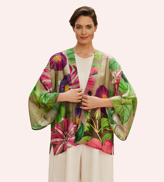 Kimono Jacket - Oversized Botanicals