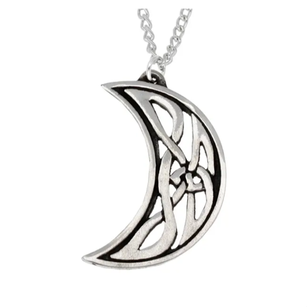 St Justin - Celtic Moon pendant