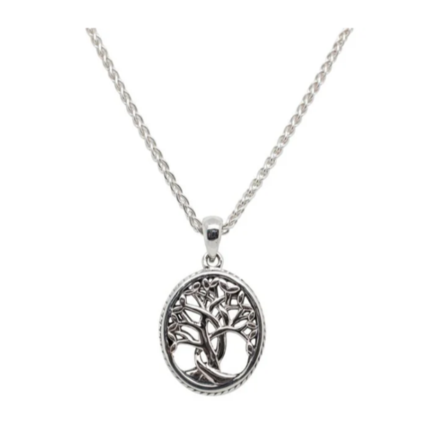 Silver Tree of Life Pendant Petite