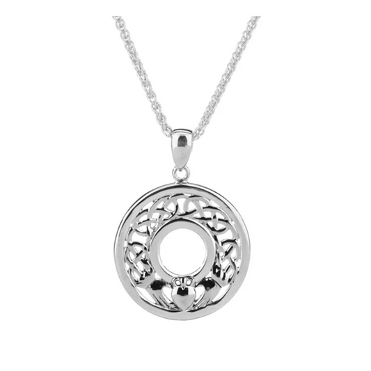 Silver Claddagh Pendant