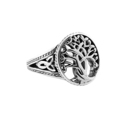 Silver Tree of Life Ring