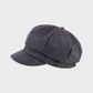 Tweed Wool Baker Boy Cap