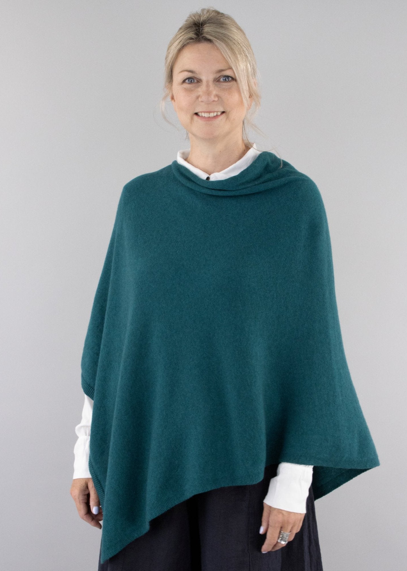 Cashmere Blend Poncho