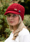 Aran Cable Peak Hat