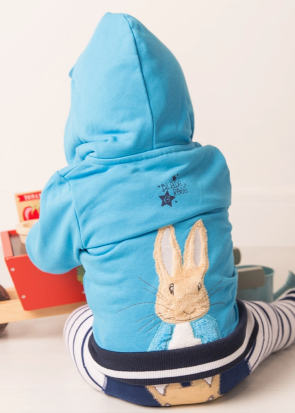 Peter Rabbit Blue Hoodie