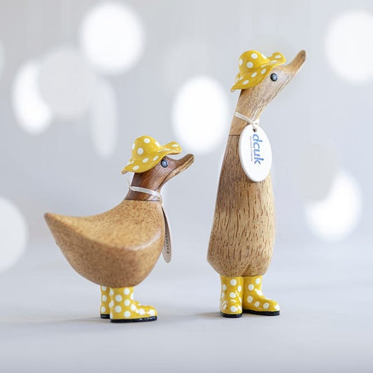 Dcuk Spotty Hat & Boots Duckling