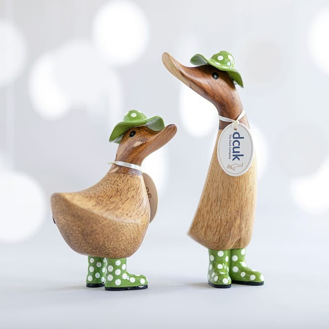 Dcuk Spotty Hat & Boots Duckling