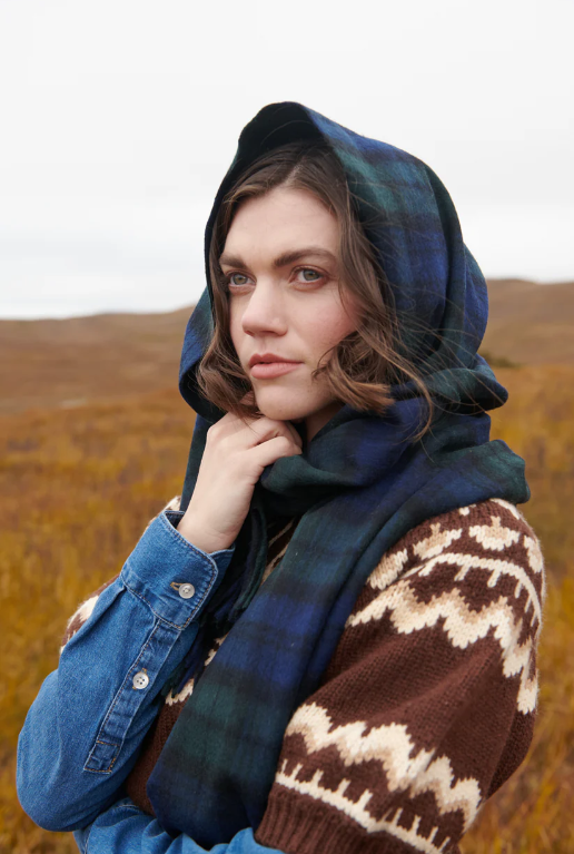 Harris Tweed Inspired Lambswool Scarf