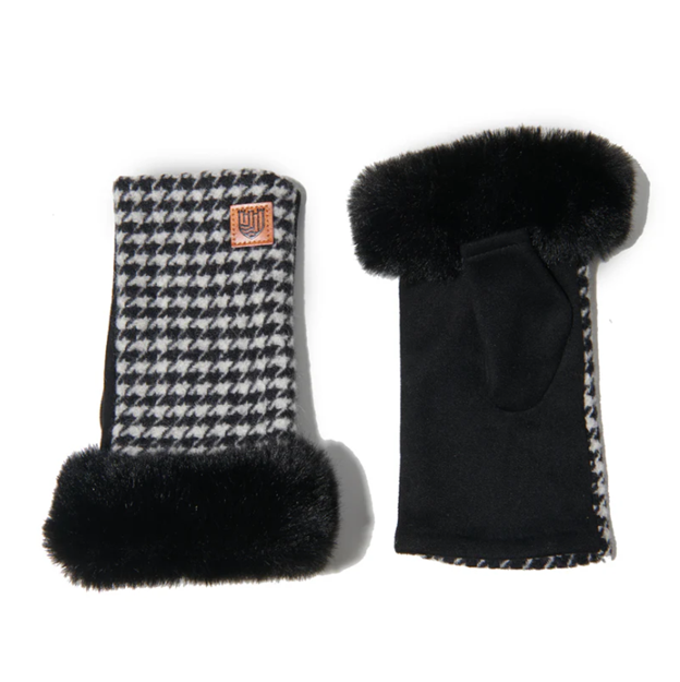 Harris Tweed Lambswool Mittens