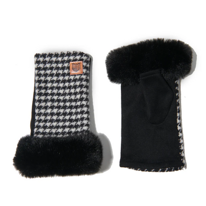 Harris Tweed Lambswool Mittens