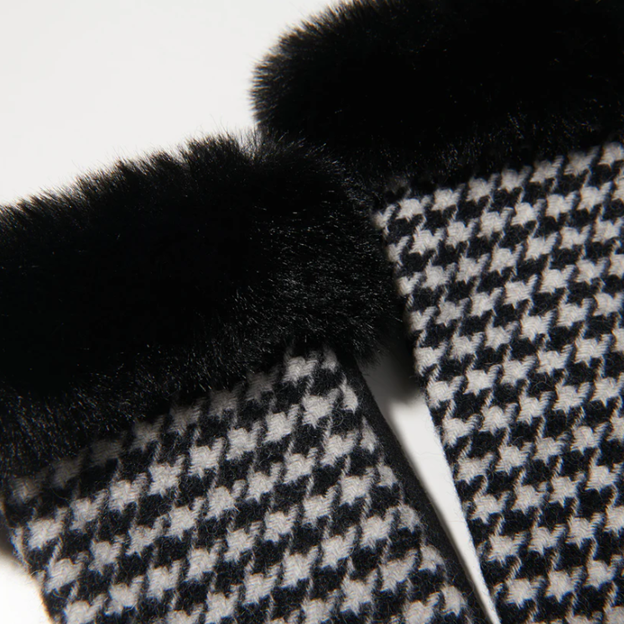 Harris Tweed Lambswool Mittens