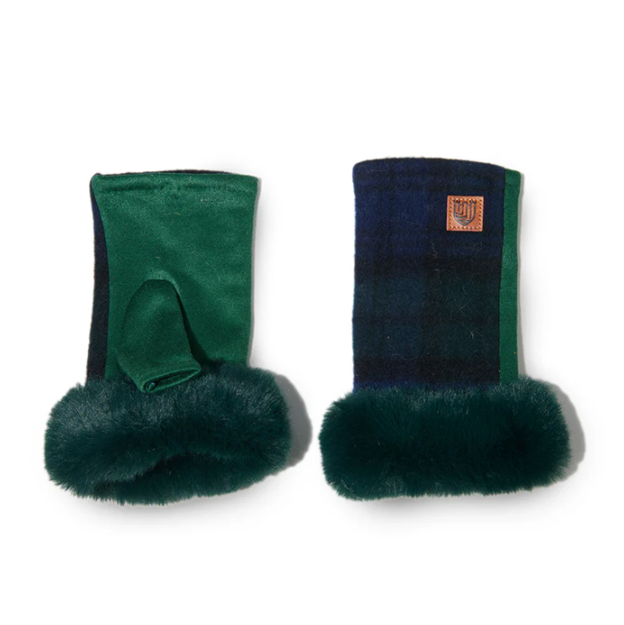 Harris Tweed Lambswool Mittens