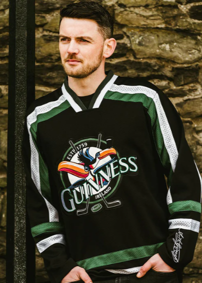 Toucan Hockey Jersey Black and Green