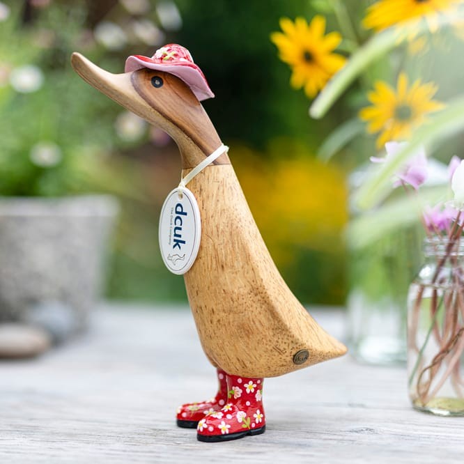 Dcuk Floral Hat & Boots Duckling