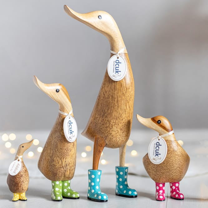 Dcuk Spotty Boots Duckling