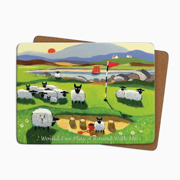 Table Mat - Would Ewe Play A Round