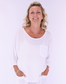 Linen and Cotton Blend Pocket Top