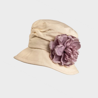 Cloche Hat with Flower