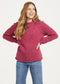 Aran Ladies Roll Neck Wool Sweater