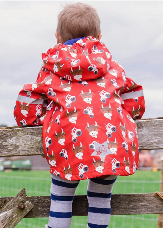 Hamish Highland Cow Color Changing Raincoat