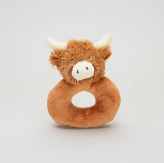 Rattle - Horny Highland Cow