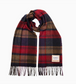 Pure Wool Tartan Check Scarf