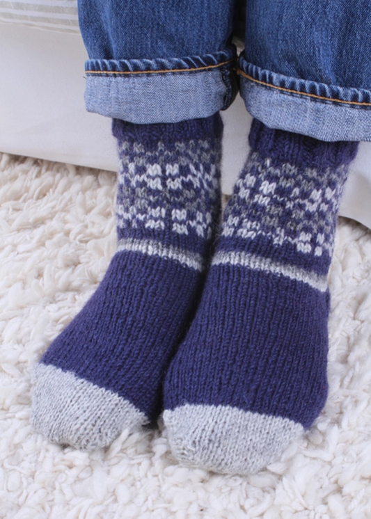 Mens Rosslare Sofa Socks Navy