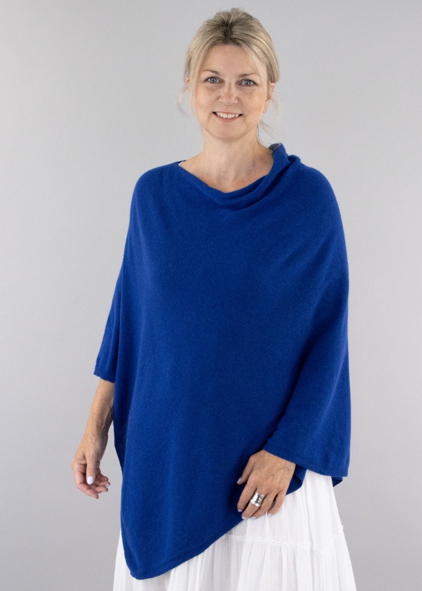 Cashmere Blend Poncho